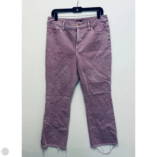 Jeans Wide Leg By Express In Purple, Size: 10