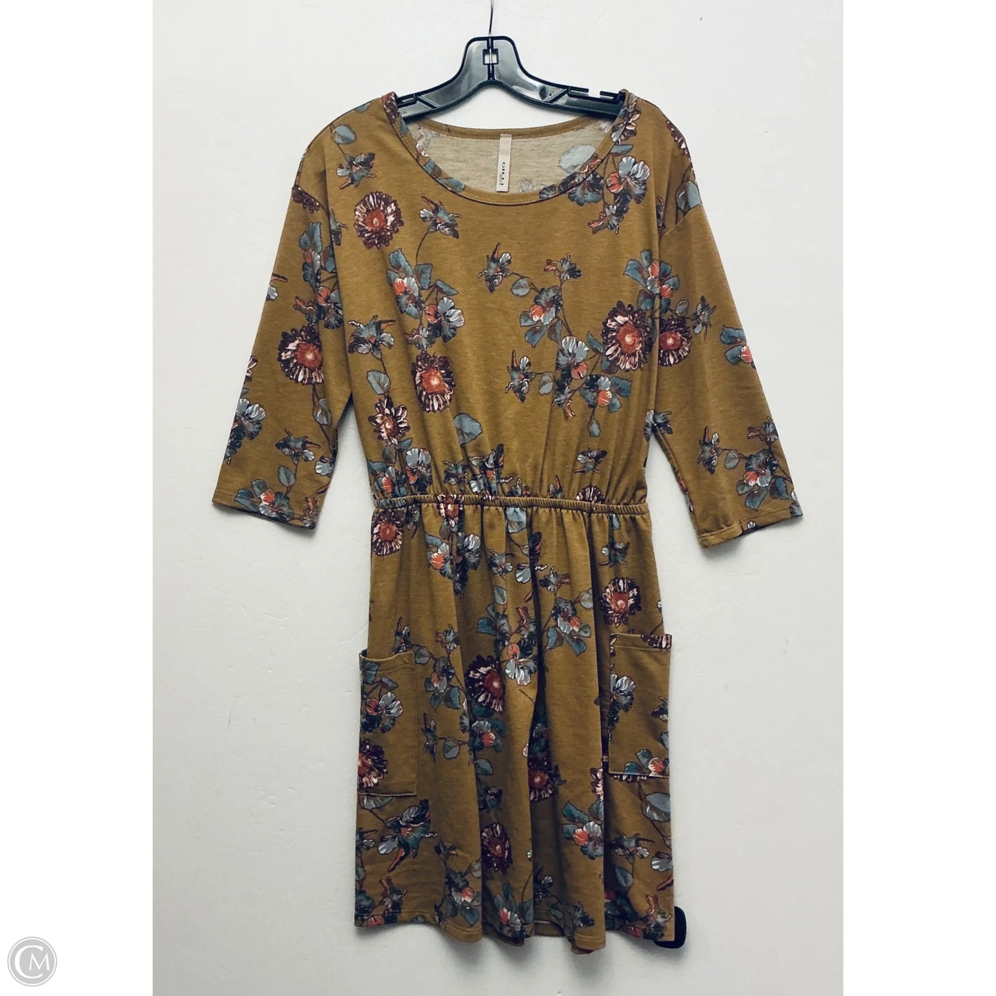 Dress Casual Short By Gilli In Brown, Size: Xl