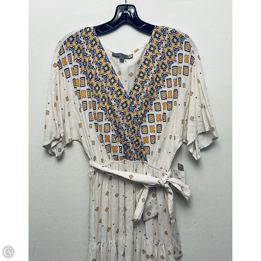 Dress Casual Maxi By Figuero & Flower In Cream, Size: S