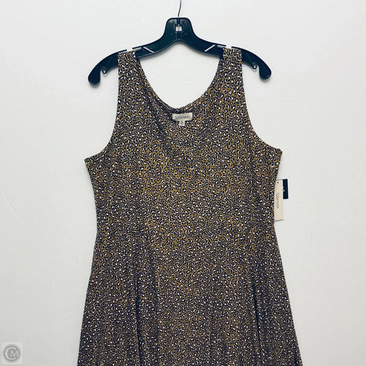 Dress Casual Maxi By Clothes Mentor In Animal Print, Size: Xl