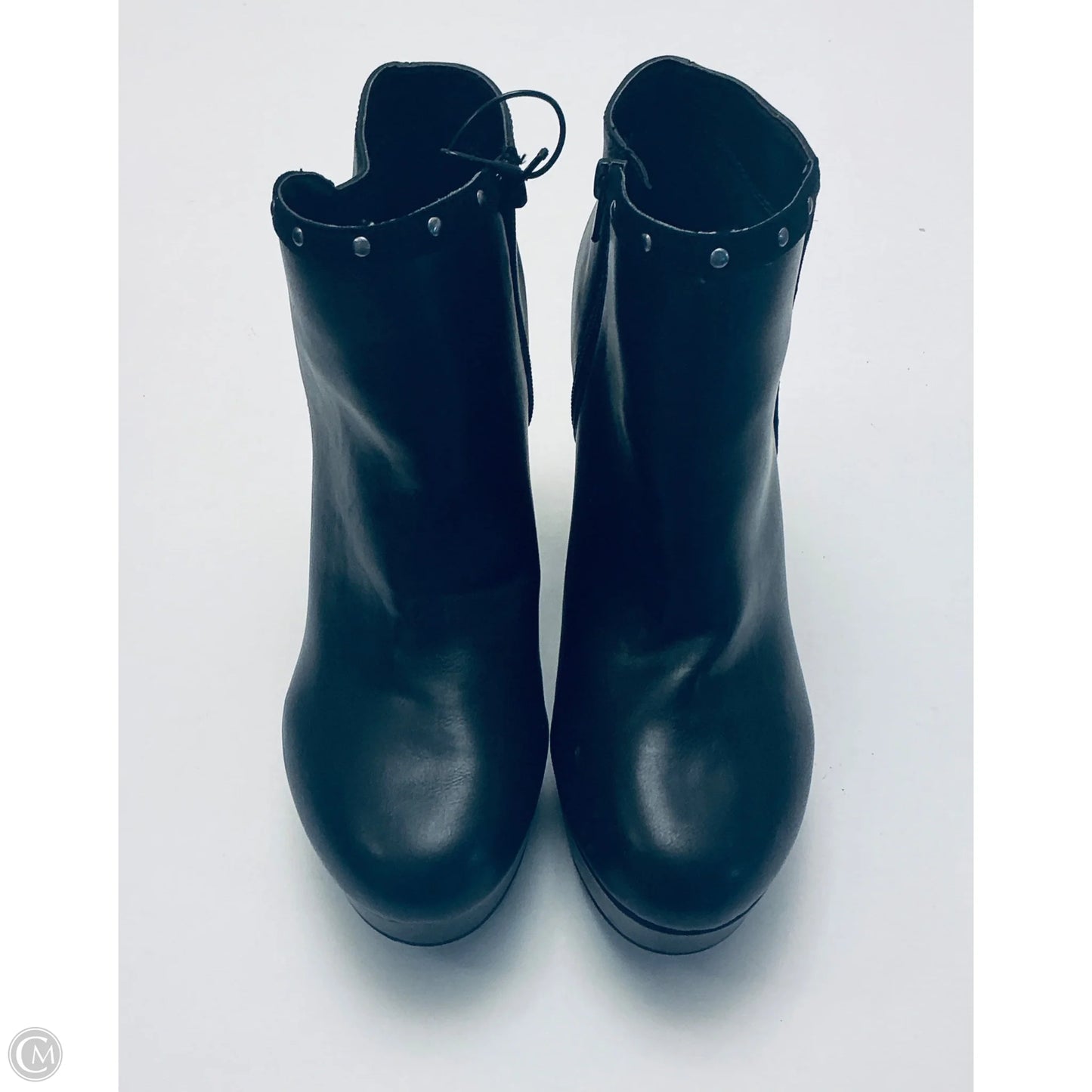 Boots Ankle Heels By Report In Black, Size: 10