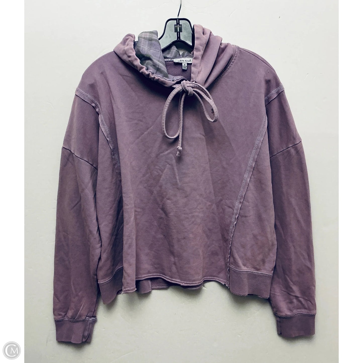 Sweatshirt Hoodie By White Birch In Purple, Size: S