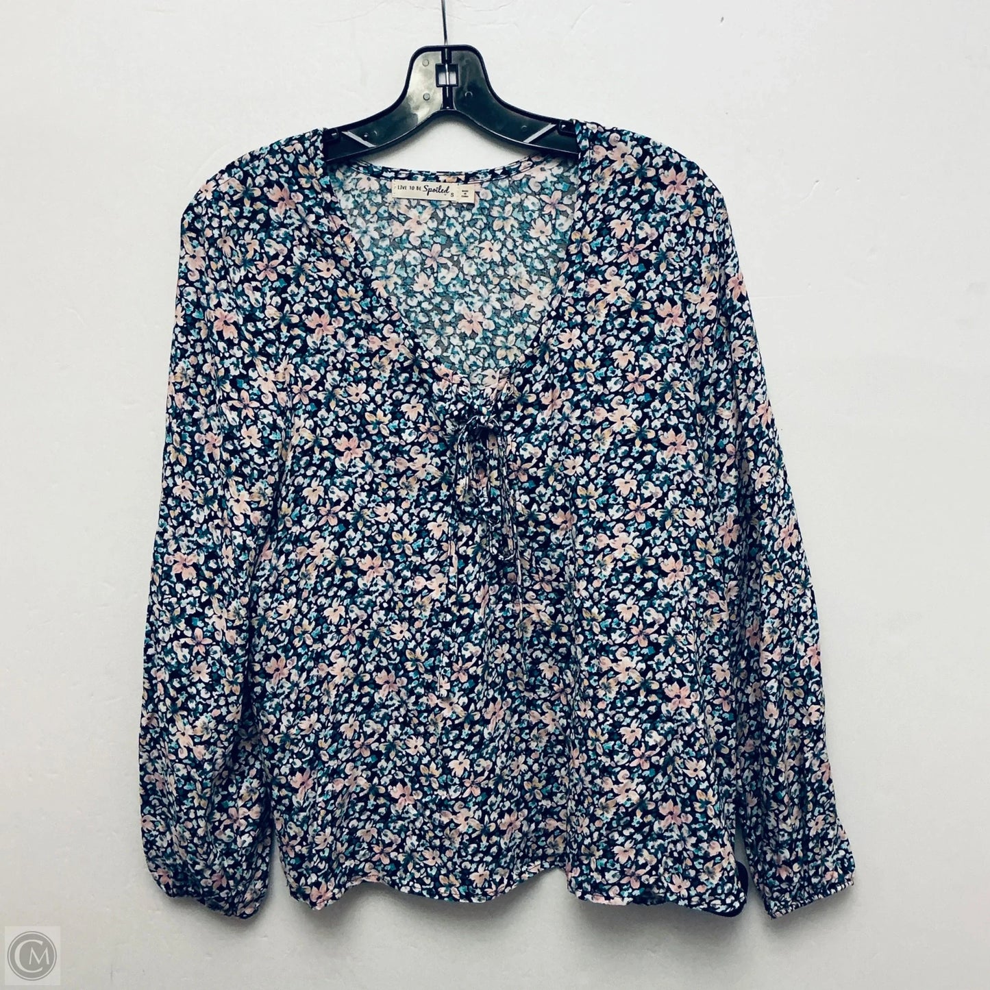 Top Long Sleeve By Clothes Mentor In Floral Print, Size: S