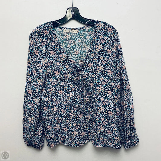 Top Long Sleeve By Clothes Mentor In Floral Print, Size: S