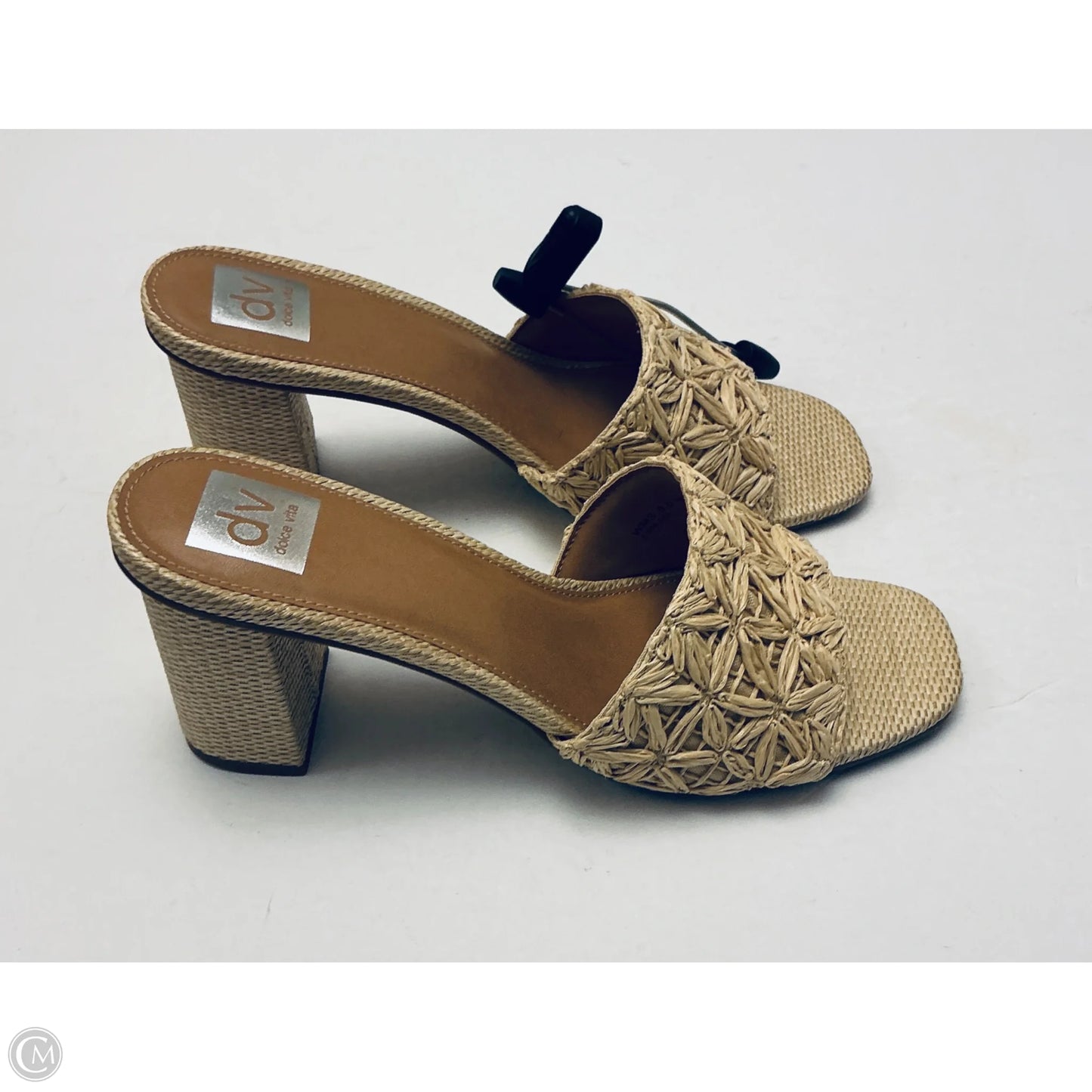 Sandals Heels Block By Dolce Vita In Tan, Size: 9.5