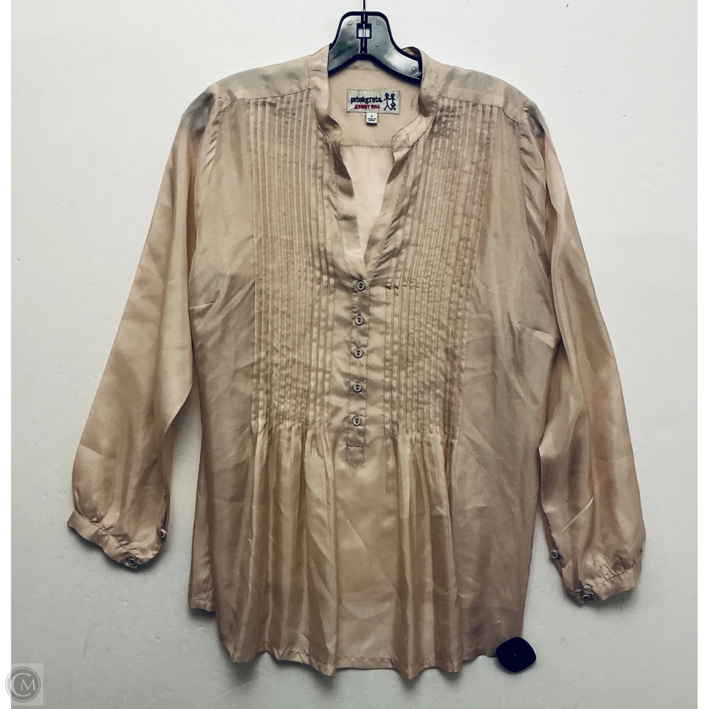 Top Long Sleeve By Johnny Was In Pink, Size: S