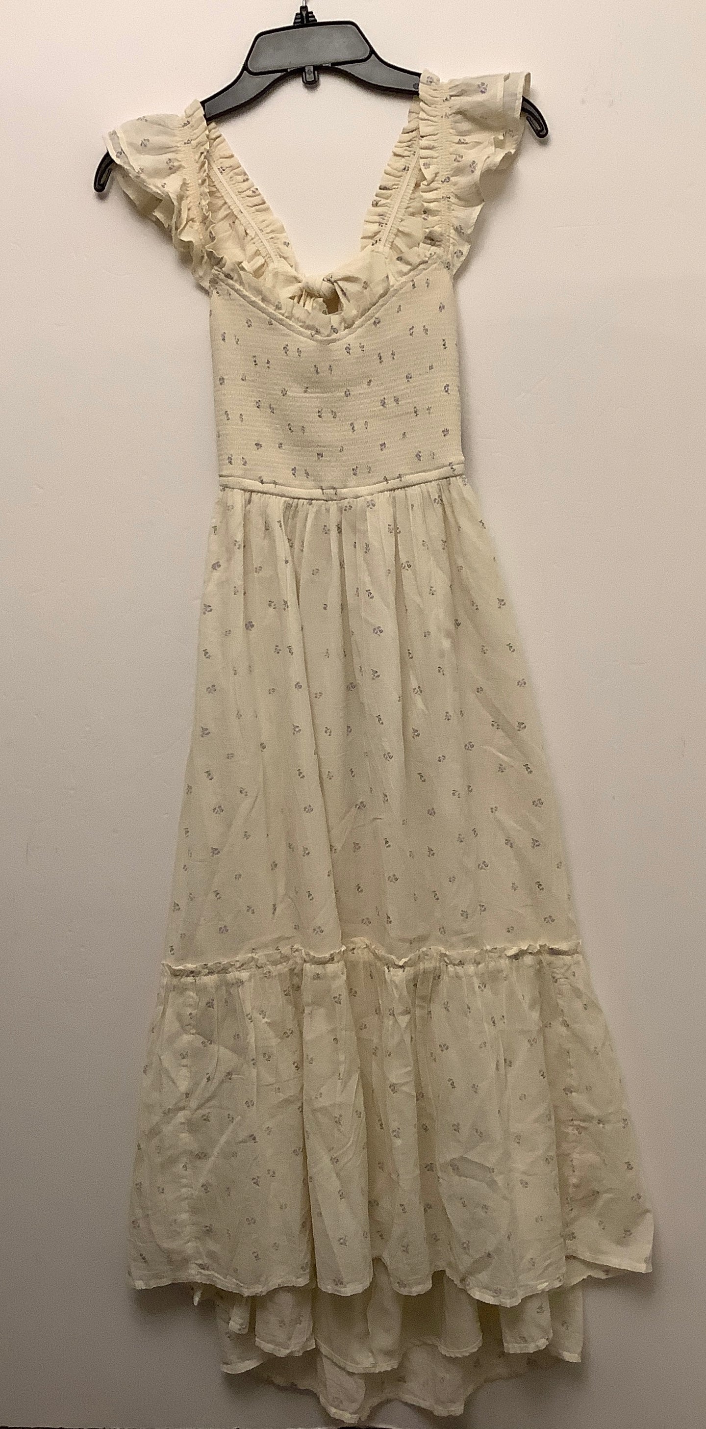 Dress Casual Maxi By American Eagle In Cream, Size: S