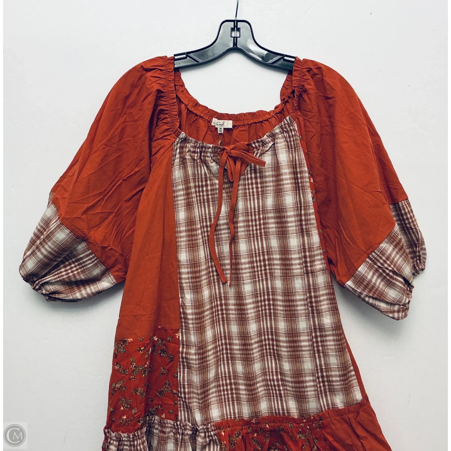 Dress Casual Short By Easel In Orange, Size: M