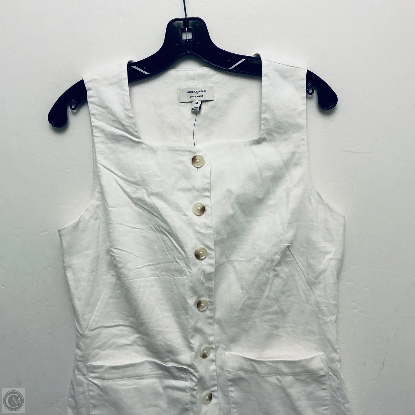 Dress Casual Short By Banana Republic In White, Size: M