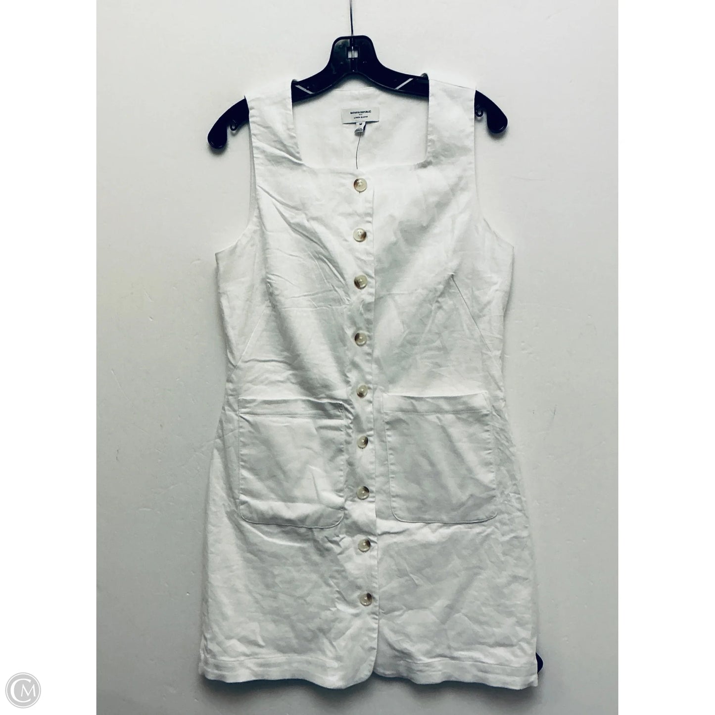 Dress Casual Short By Banana Republic In White, Size: M
