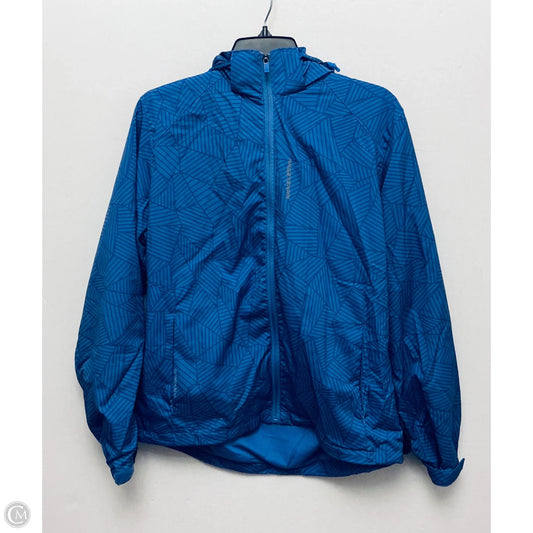 Jacket Windbreaker By Clothes Mentor In Purple, Size: L