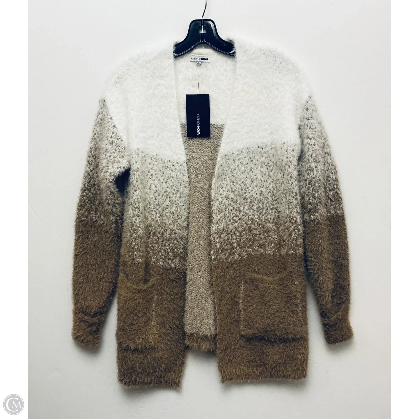 Cardigan By Fashion Nova In Beige, Size: S