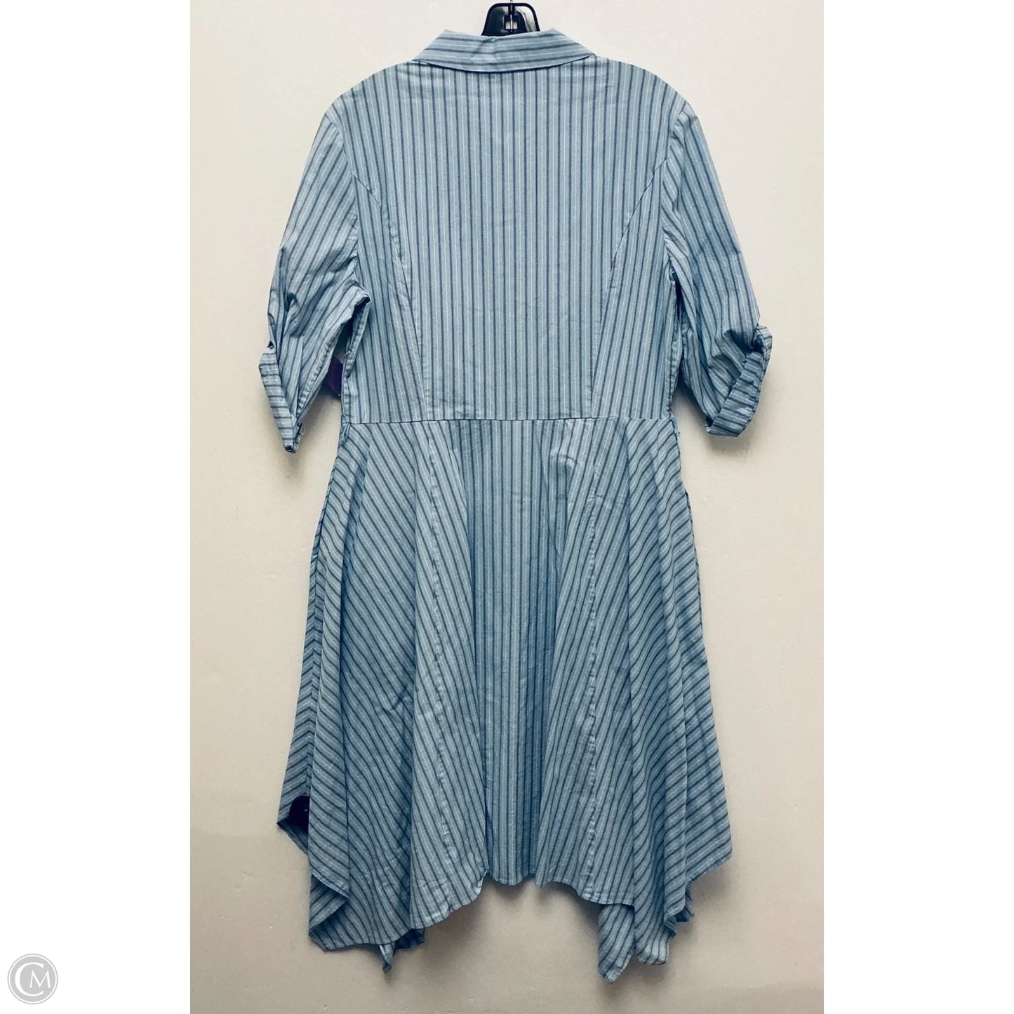 Dress Casual Midi By Westport In Blue, Size: Xl