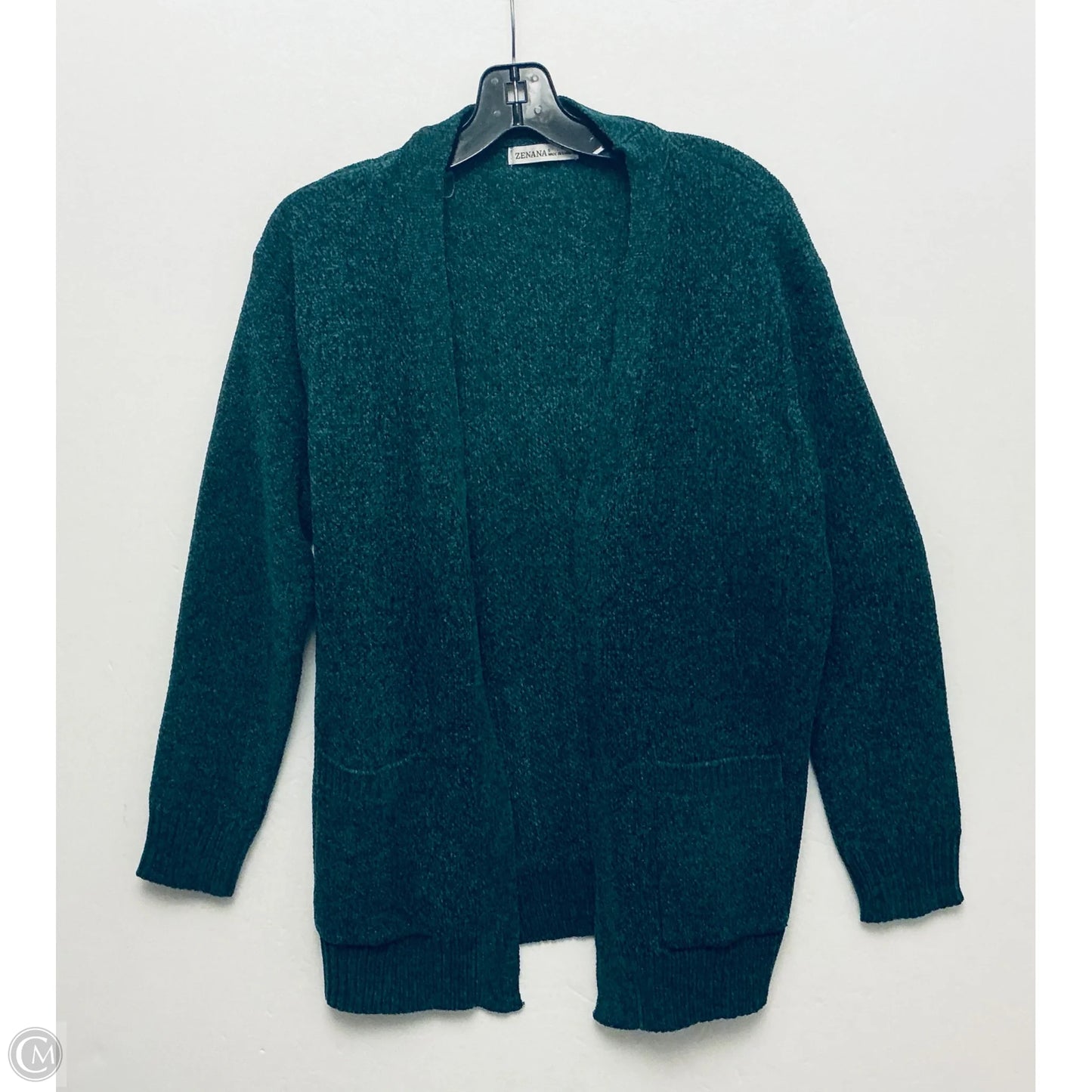 Cardigan By Zenana In Green, Size: S