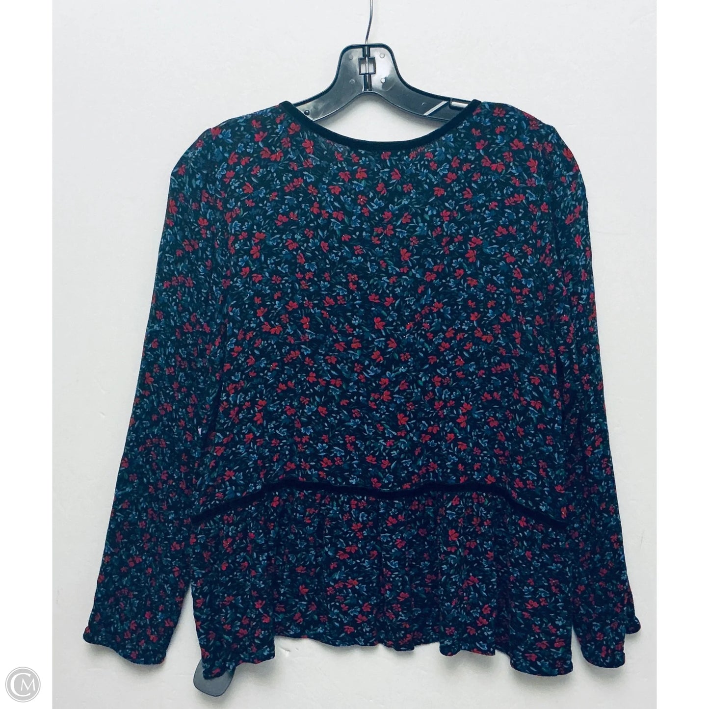 Top Long Sleeve By Loft In Blue, Size: L