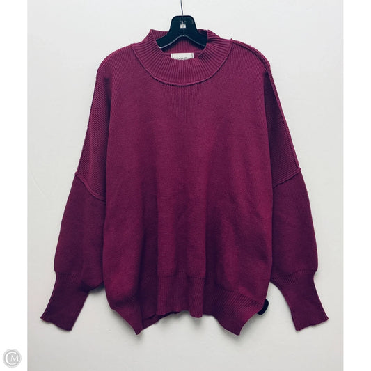 Top Long Sleeve By Zenana In Purple, Size: Xl
