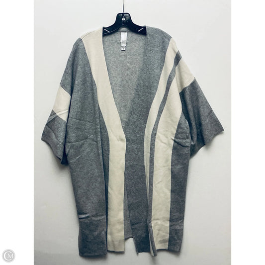 Cardigan By Clothes Mentor In Grey, Size: 1x