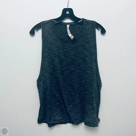 Athletic Tank Top By Lululemon In Grey, Size: 10