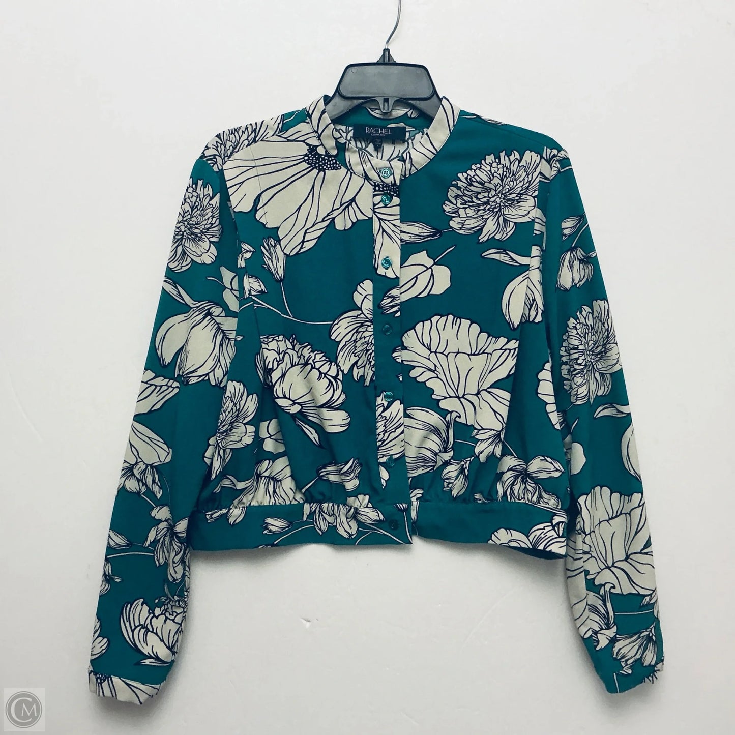 Top Long Sleeve By Rachel Roy In Green, Size: L