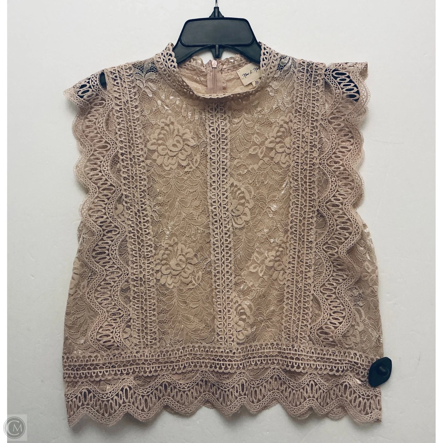 Top Short Sleeve By Clothes Mentor In Pink, Size: Xl