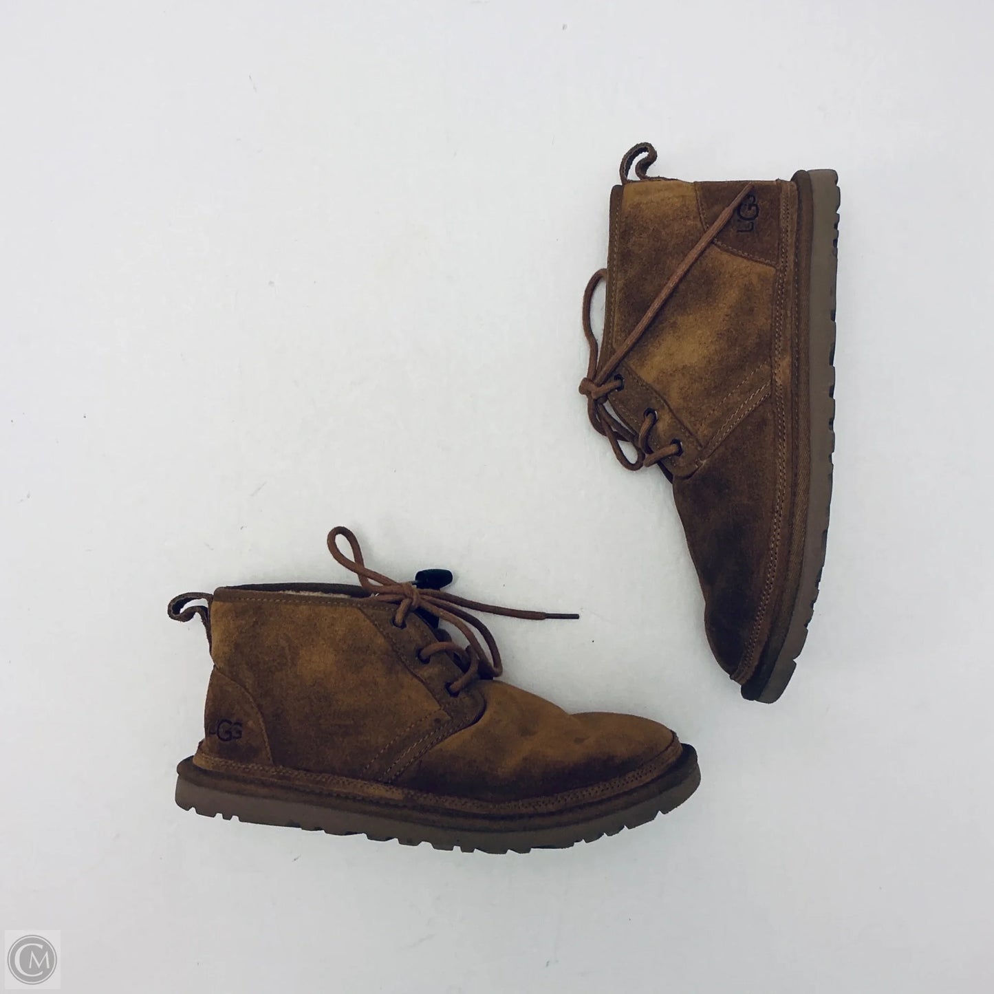 Boots Designer By Ugg In Brown, Size: 9