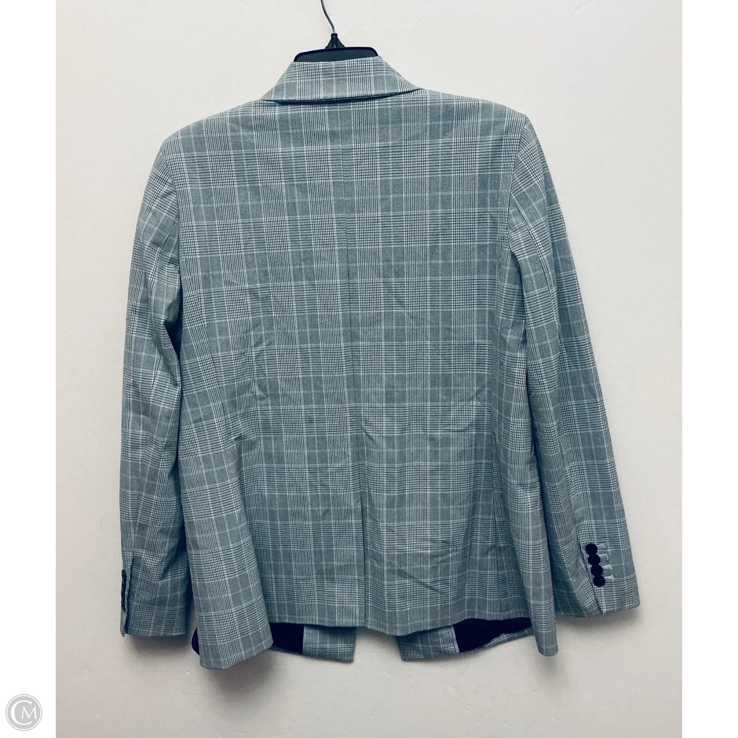 Blazer By Clothes Mentor In Grey, Size: L