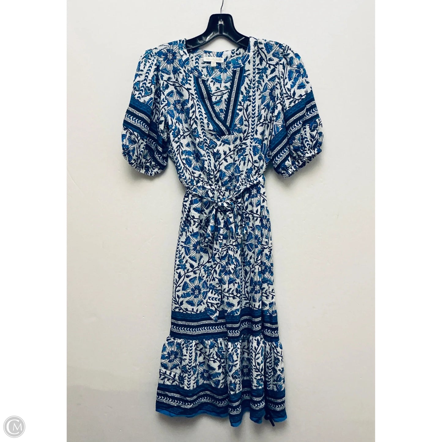 Dress Casual Midi By Clothes Mentor In Blue, Size: M