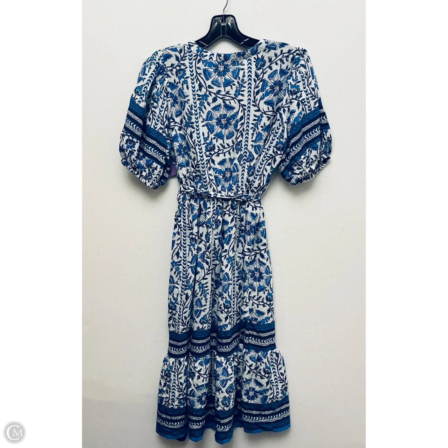 Dress Casual Midi By Clothes Mentor In Blue, Size: M