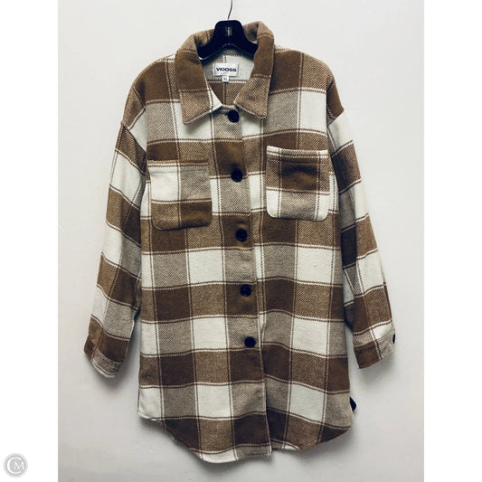 Jacket Other By Vigoss In Plaid Pattern, Size: Xl