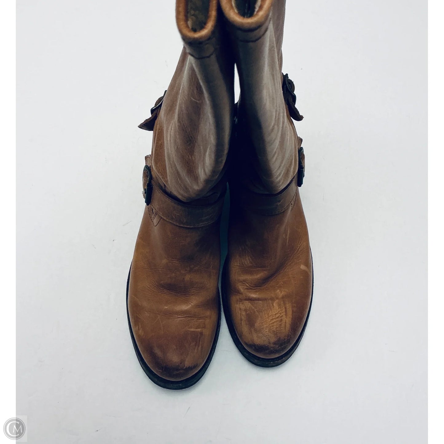 Boots Designer By Frye In Brown, Size: 10