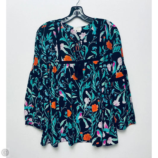 Top Long Sleeve Designer By Kate Spade In Black, Size: Xl