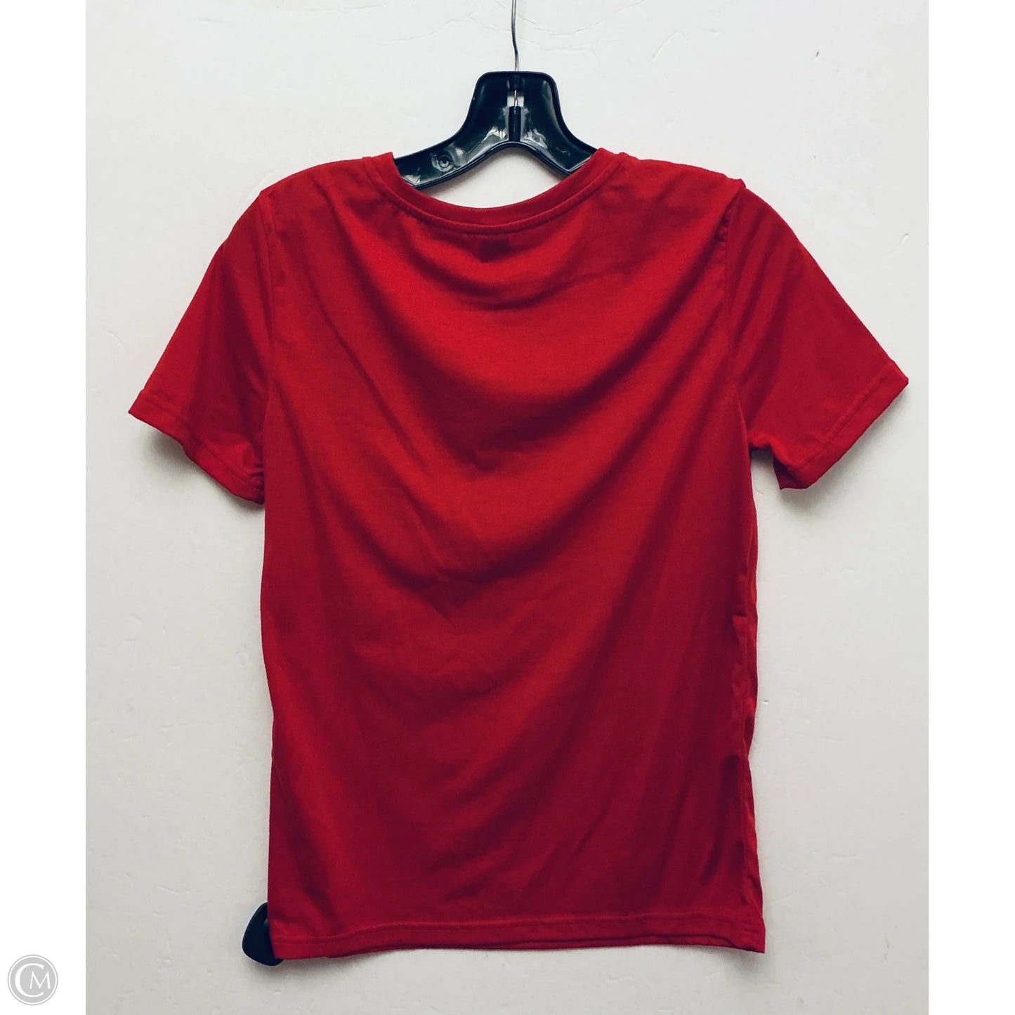 Top Short Sleeve Basic By Shein In Red, Size: Xs