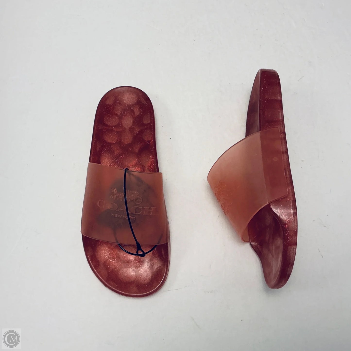 Sandals Designer By Coach In Pink, Size: 8