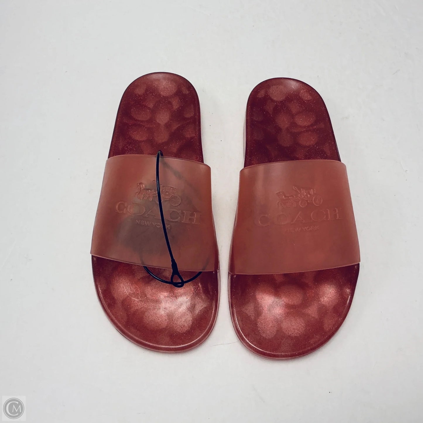 Sandals Designer By Coach In Pink, Size: 8