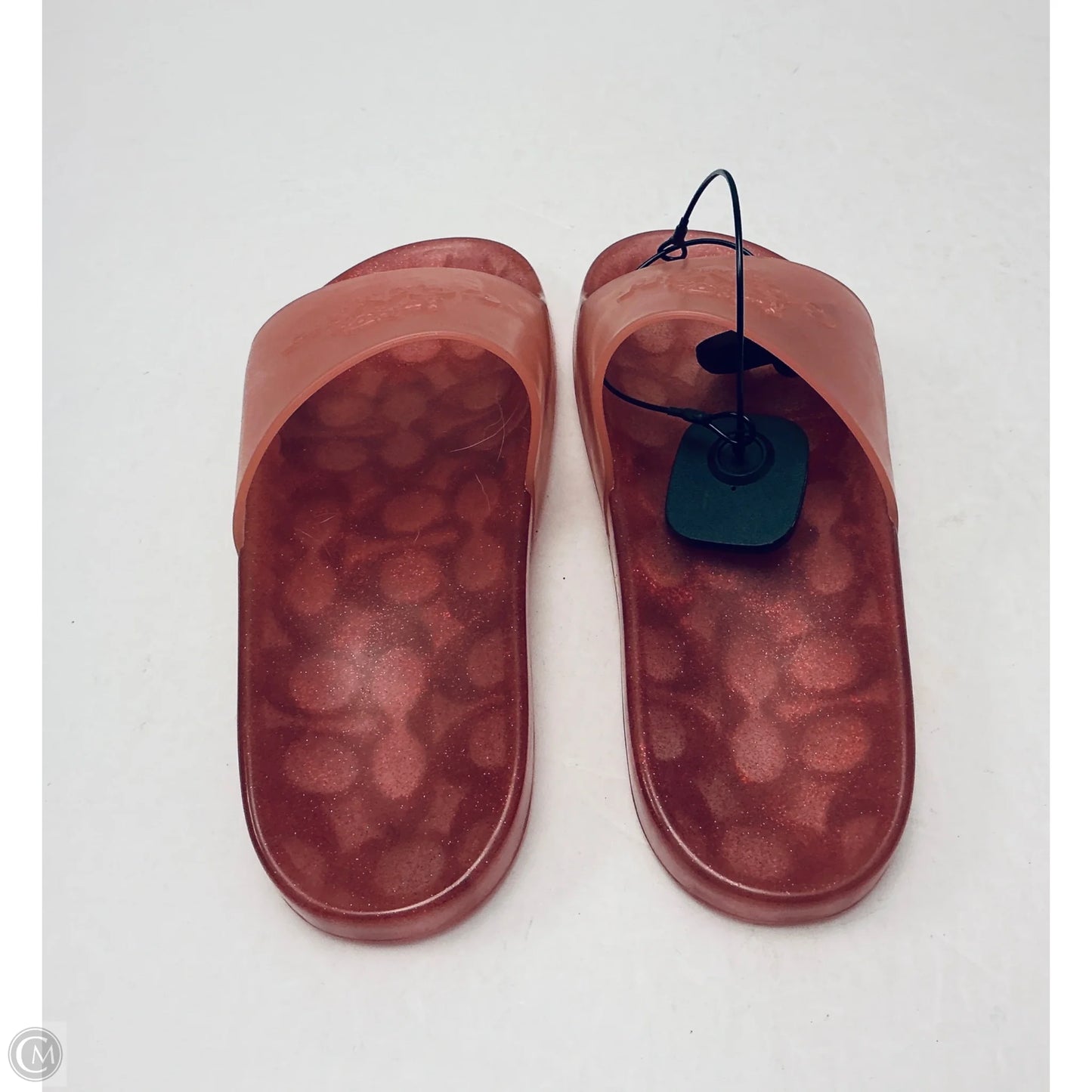 Sandals Designer By Coach In Pink, Size: 8