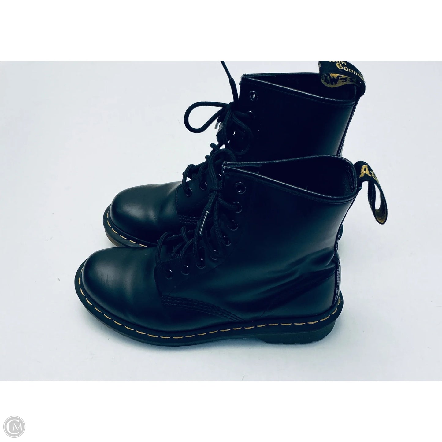 Boots Combat By Dr Martens In Black, Size: 8