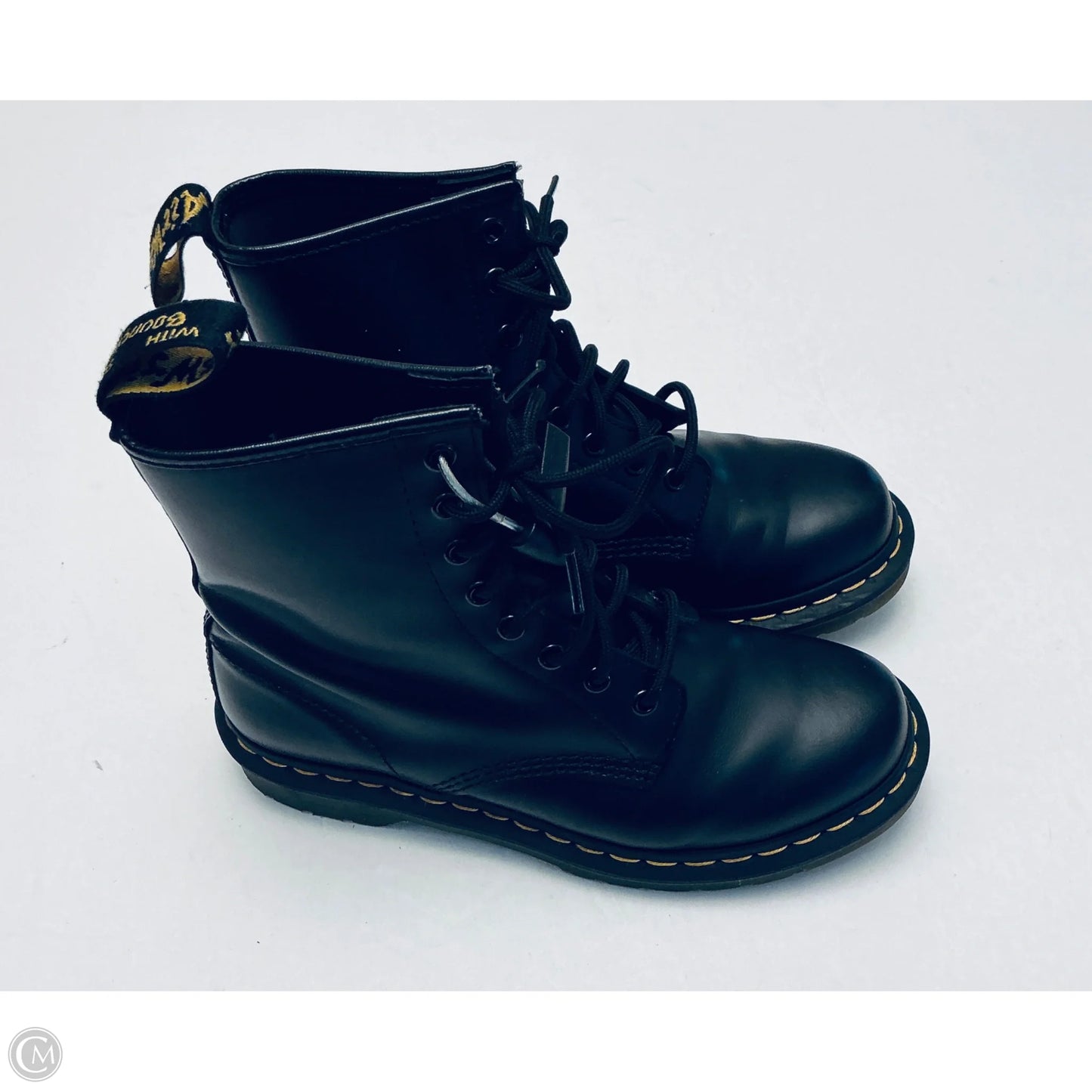 Boots Combat By Dr Martens In Black, Size: 8