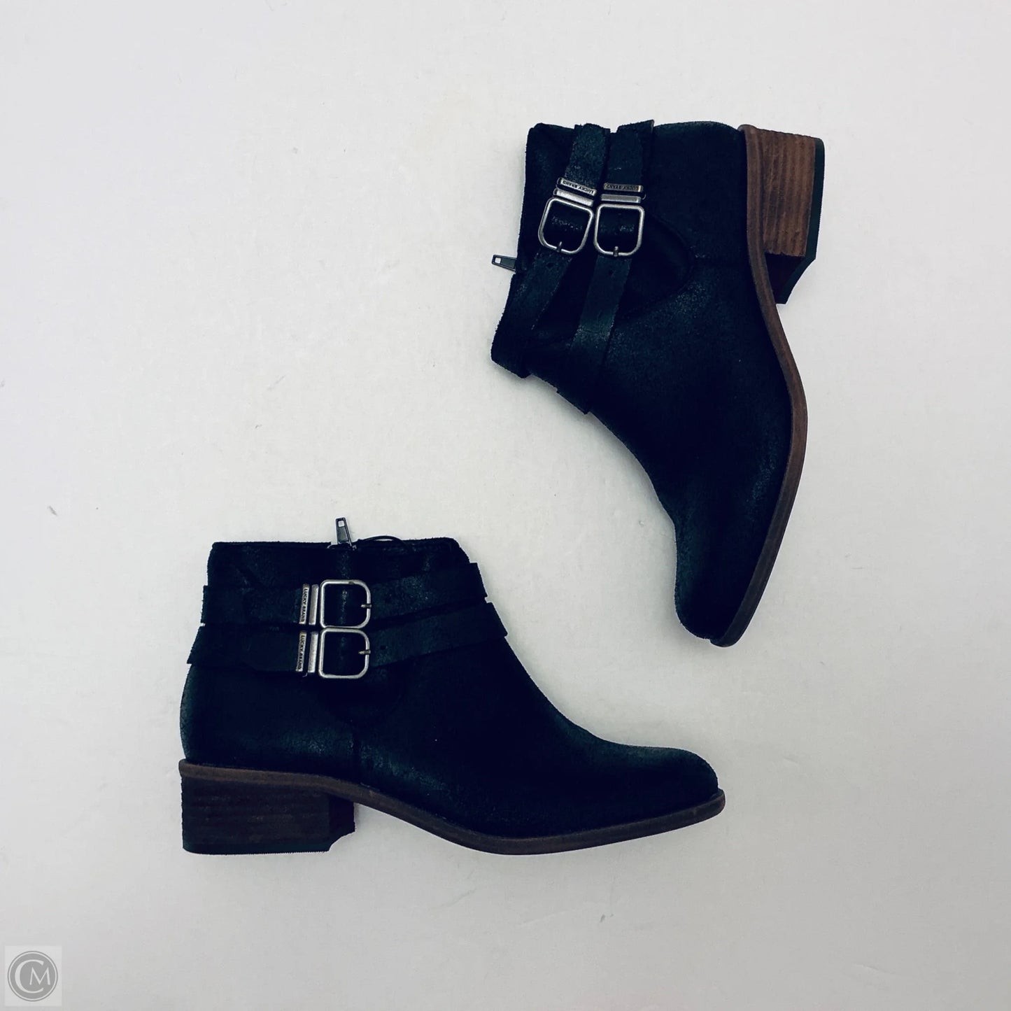 Boots Ankle Flats By Lucky Brand In Black, Size: 8.5