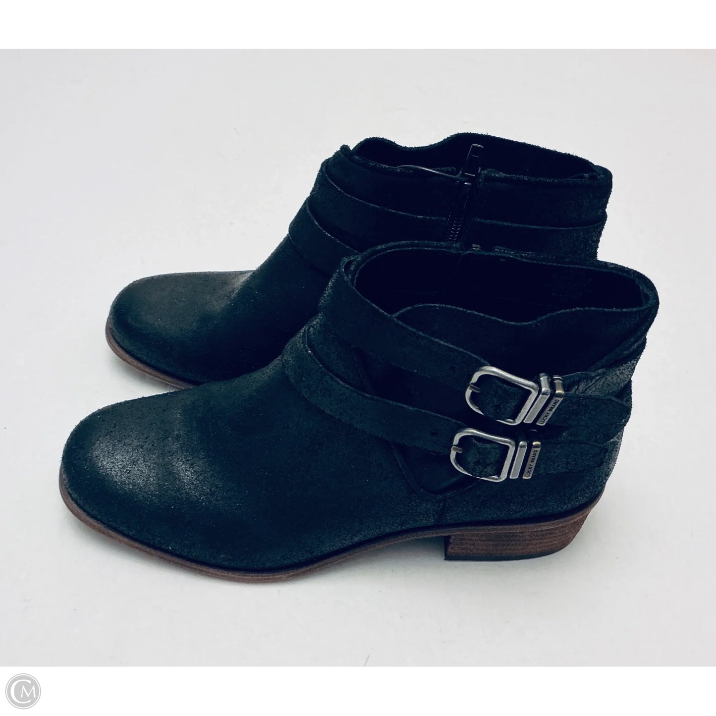 Boots Ankle Flats By Lucky Brand In Black, Size: 8.5