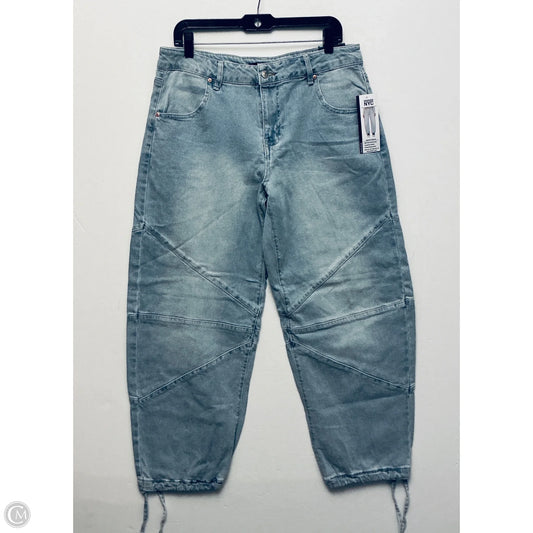 Jeans Wide Leg By Madden Nyc In Blue Denim, Size: 14