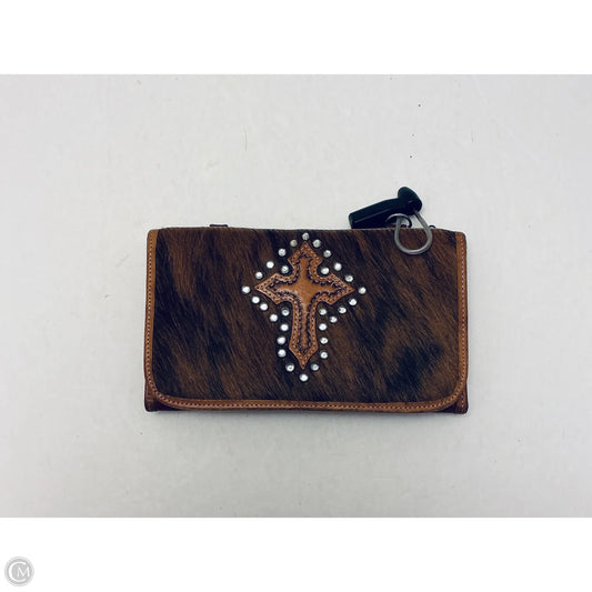 Wallet Leather By Clothes Mentor, Size: Large