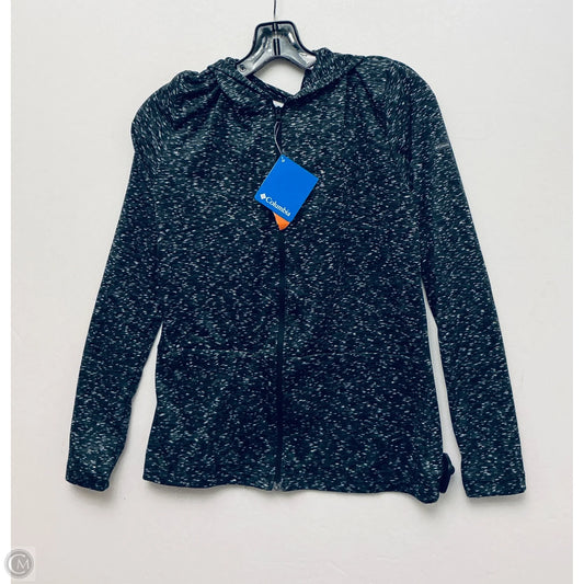 Athletic Top Long Sleeve Hoodie By Columbia In Black, Size: M