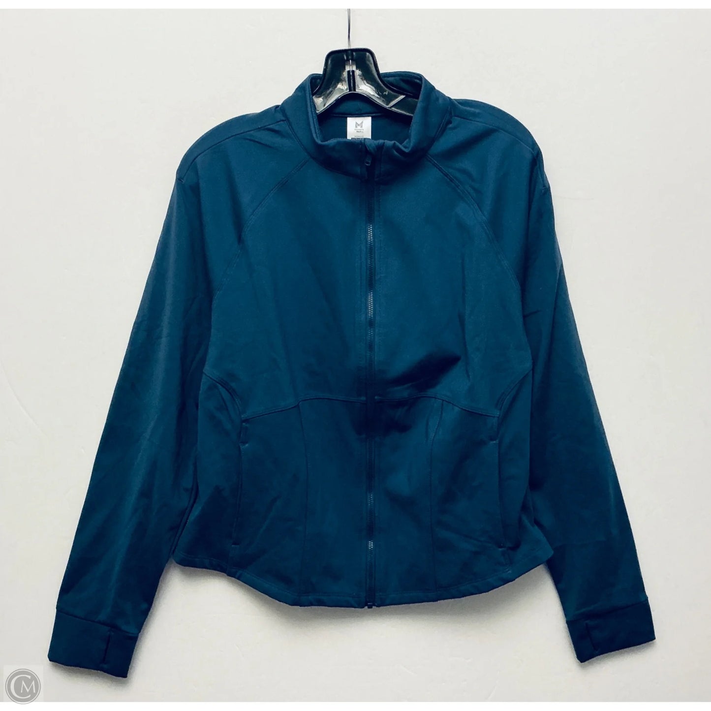 Athletic Jacket By Members Mark In Blue, Size: Xl