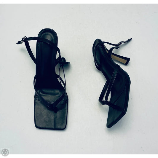 Shoes Heels Wedge By Clothes Mentor In Black, Size: 7