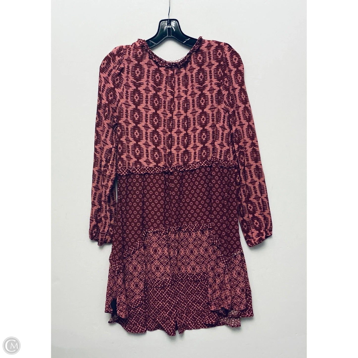 Dress Casual Short By Anthropologie In Red, Size: Xs