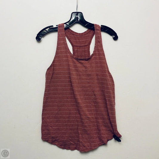 Athletic Tank Top By Lululemon In Red, Size: S