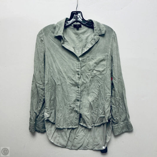 Top Long Sleeve By Velvet Heart In Green, Size: S