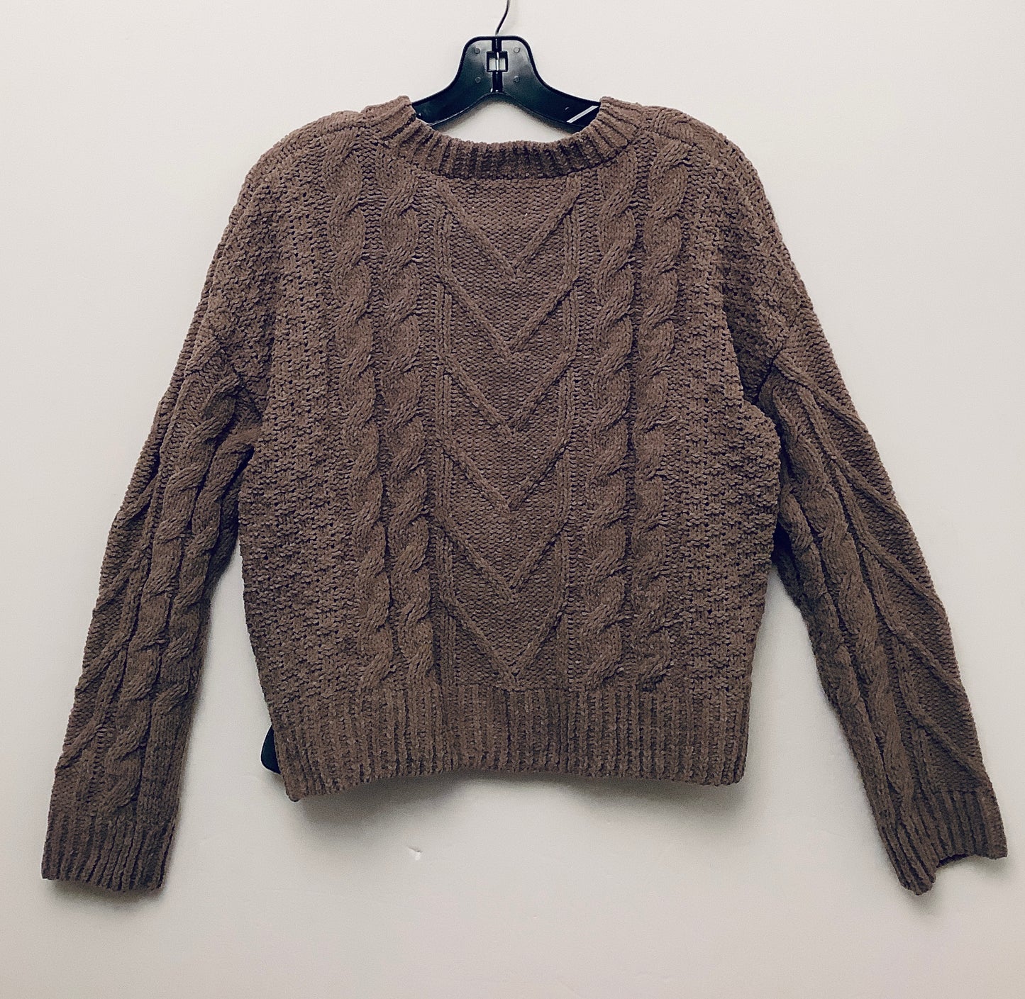 Sweater By Pink Rose In Brown, Size: L