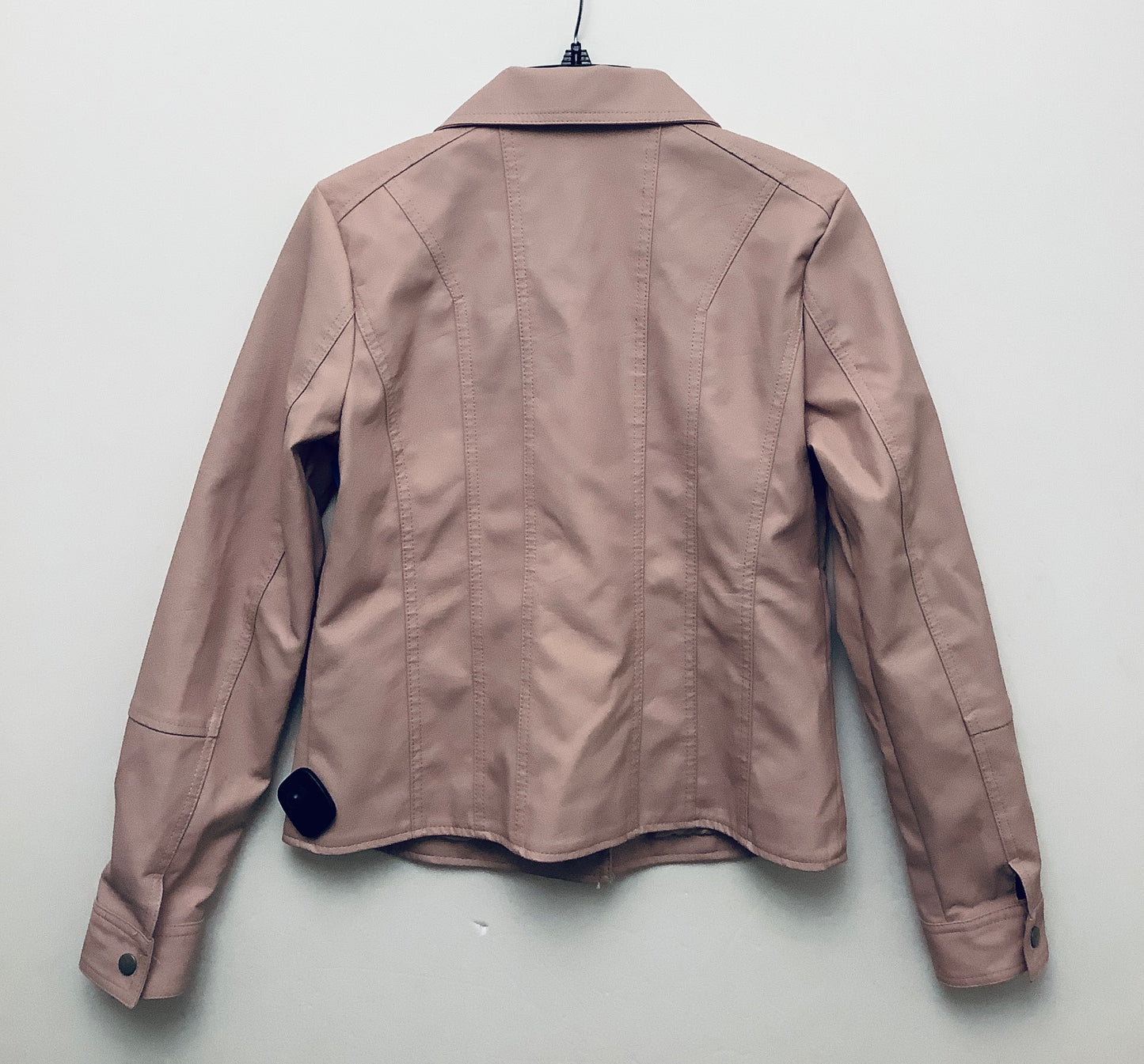 Jacket Leather By Baccini In Pink, Size: M