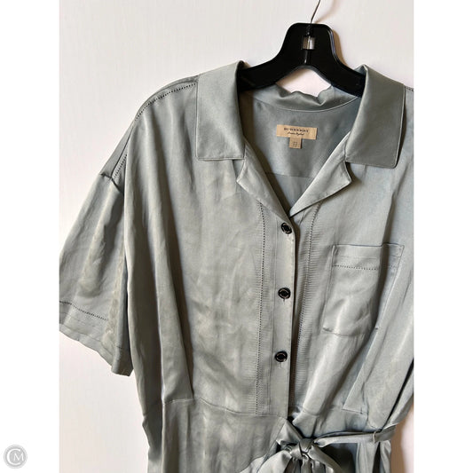 Dress Luxury Designer By Burberry In Grey, Size: L